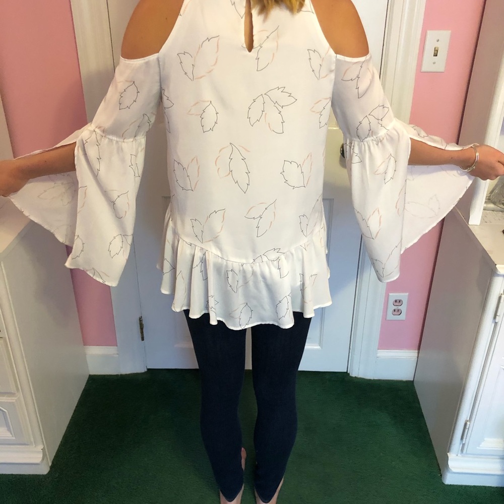 Leaf Printed Blouse - image 3